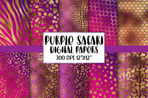 Download Purple Animal Print Digital Papers - Animal print digital papers Collection