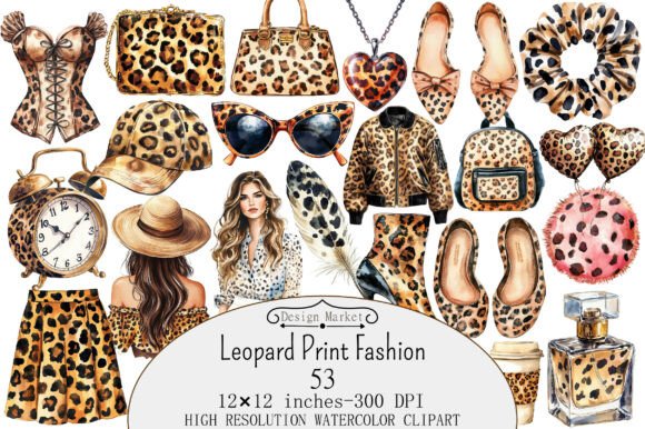 Download Leopard Print Fashion Clipart - Leopard Collection