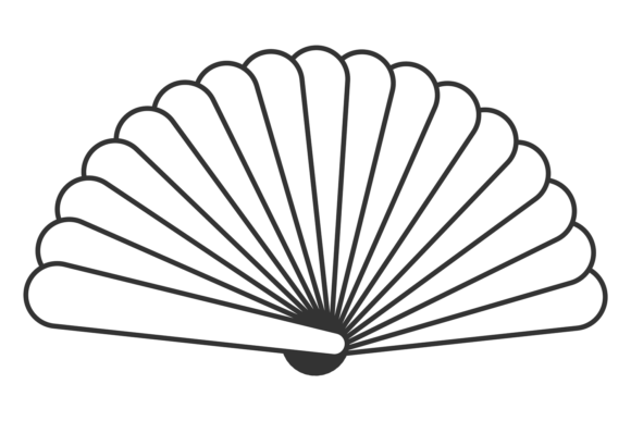 Download Cooling Fan. Folding Paper Oriental Line - Cool Collection