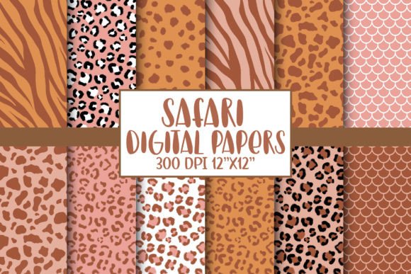 Download Boho Animal Print Digital Papers - Premium Bundle